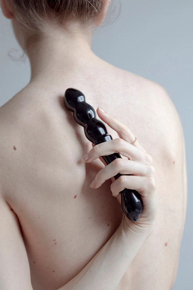 Chakrubs Xaga Curve Obsidian Wand - Image 12