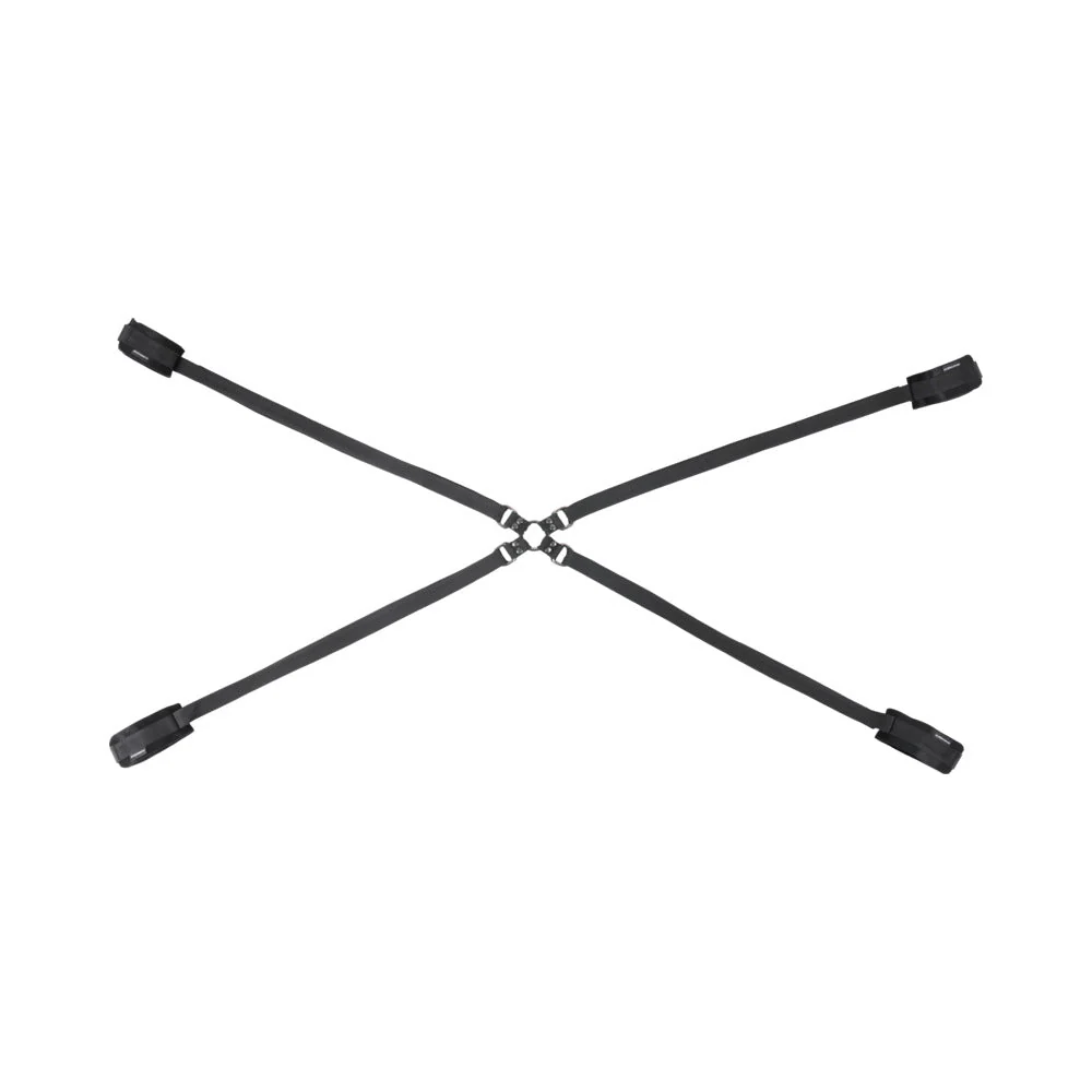 Sportsheets Velvet Noir Adjustable Hog Tie & Cuff Set - Image 4