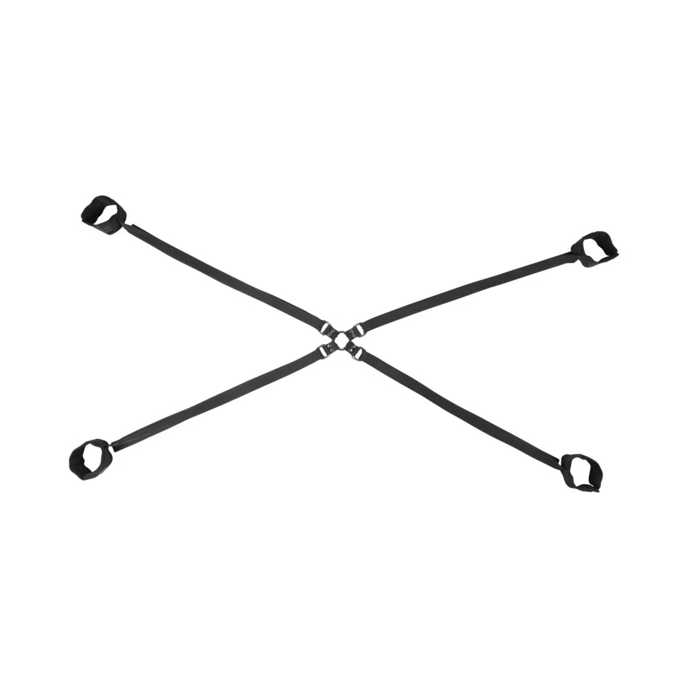 Sportsheets Velvet Noir Adjustable Hog Tie & Cuff Set - Image 5